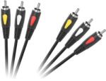 Cabletech Kábel RCA 3x - RCA 3x, 1m Eco-line