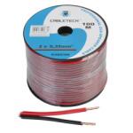 Cabletech Hangszórókábel 2 x 0, 35 mm CCA fekete - piros (100 m)