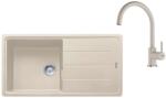 Franke - Set de bucătărie G280SA, chiuvetă fragranit BFG 611 și baterie FC 6018.082, sahara 114.0700. 813 (114.0700.813)