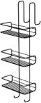 SAPHO Gedy Accesorii - Poliță de duș, suspendată, negru mat 248614 (248614)