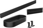 Hansgrohe WallStoris - Set accesorii baie, negru mat 27967670 (27967670)