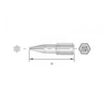 BERNSTEIN (6-TX08-25) Torx bit HRC acél Ötvözött C 6.3 6 db