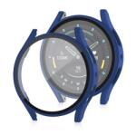 GIGAPACK Samsung Galaxy Watch 7 eSIM 40mm (SM-L305) műanyag keret (bumper, ütésállóság + kijelzővédő üveg) sötétkék (GP-162691)