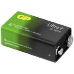 GP Batteries Ultra Plus 9V-os elem Alkáli mangán 9 V 1 db (ULP1604A442C1)