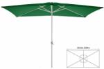 Garthen Umbrelă dreptunghiular 2x3 m - verde (GM35085)
