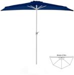 Garthen Umbrelă de grădină semicirculară-albastru închis-2, 7m (GM35094)