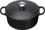 Le Creuset Oala cu Capac Le Creuset Signature Collection 20CM Fonta Negru (21177200000430)