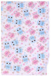  Akuku pelenkázó lap - utazó 55x70cm Bagoly rózsaszín-kék - babycenter-online