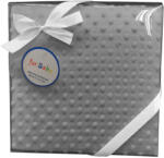 Gamberritos takaró plüss buborékos anyagú 80x110cm szürke 9999 - babycenter-online