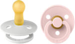 BIBS játszócumi - Colour natúr kaucsuk 6-18 hó harmat és cseresznyevirág 2 db - babycenter-online
