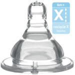  BabyOno etetőcumi anticolic szilikon széles gyors 6hó 1207 - babycenter-online