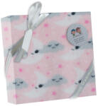 Gamberritos takaró - wellsoft 80x110cm hold/felhő rózsaszín 10730 - babycenter-online