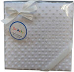 Gamberritos takaró plüss buborékos anyagú 80x110cm fehér 9999