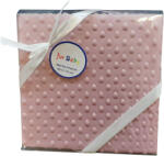 Gamberritos takaró plüss buborékos anyagú 80x110cm púderszínű 9999 - babycenter-online