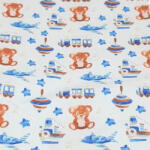  Pihe-Tex Szoptatós párna 30x200cm Búgócsigás maci kék 686 - babycenter-online