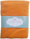 Soffi Baby Baby takaró muszlin dupla mustár 70x90cm - babycenter-online