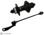 Shimano FH-MT401-B hátsó agy, 28 lyuk, QR, CL, MicroSpline (OEM)