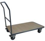 Manutan Carucior cu platforma Manutan cu maner, pana la 250 kg, 95, 5 x 112, 3 x 65, 2 cm M995295