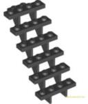 LEGO® Alkatrészek (Pick a Brick) Fekete 7X4X6 Lépcső 4279270 (4279270)