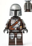 LEGO® Minifigurák The Mandalorian / Din Djarin / 'Mando' - Silver Beskar Armor, Jet Pack sw1166 (sw1166)