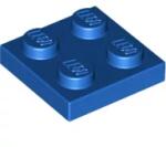 LEGO® 3022c7 - LEGO kék lap 2 x 2 méretű (3022c7)