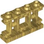 LEGO® 32932c115 - LEGO 1 x 4 x 2 gyöngyház arany korlát, ázsiai mintával, 4 bütyökkel - 10 db/ csomag (32932c115)