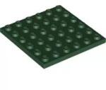 LEGO® 3958c80 - LEGO sötétzöld lap 6 x 6 méretű (3958c80)