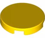 LEGO® 14769c3 - LEGO sárga csempe 2 x 2 méretű, kerek, alján bütyök foglalattal (14769c3)