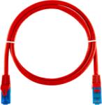 NIKOMAX Patch kábel UTP CAT6 LSOH, Essential Series, 3m, piros NMC-PC4UE55B-ES-030-C-RD (NMC-PC4UE55B-ES-030-C-RD)