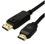 Valueline DisplayPort 1.2/1.2a Összekötő Fekete 2m 11.99. 5786 (11.99.5786)