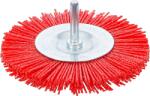 BGS Technic Csapos csiszoló 100 mm - Nylon műanyag piros kefe - BGS (9-9186)
