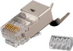 NIKOMAX Csatlakozó Dugó UTP, CAT6, 8P8C, RJ45, 100 db-os csomag NMC-RJ88RZ50SE3-T-100 (NMC-RJ88RZ50SE3-T-100)
