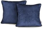  Díszpárnahuzat VELVET indigókék glamour bársony 45x45 ameliahome