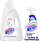 Vanish Oxi Action foltelvátolító és fehérítő csomag: előkezelő spray, folteltávolító és fehérítő folyadék