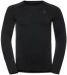 ODLO Performance Warm Bl Top Crew Neck férfi termikus hosszú ujjú XL fekete|szürke