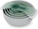 Joseph Joseph Set boluri de bucătărie cu strecurătoare și cupe de măsurat NEST 40112, 9 buc, c, gri / verde, Joseph Joseph (JS40112) Castron