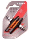 Ashima Dual Compound menetes fékpofa, aszimmetrikus, 70 mm, narancs-szürke