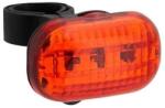 VeloGo elemes hátsó villogó lámpa, 3 LED, piros