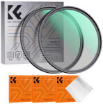 K&F Concept 49mm 2in1 Black Mist 1/4 + 1/8 szűrő - Nano-X Diffúzió Filter (SKU.1709V1)