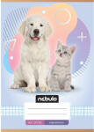 Nebulo Nebulo: Kutya cica mintás kockás füzet A/5 27-32 (NR-AM-A5-12347087) - jatekshop