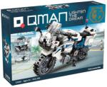 Qman 11016 - Rendőrmotor építőjáték - 100% kompatibilis minden más kedvelt márkával