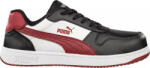  640200 PUMA Védőcipő (47) - Frontcourt BLK/WHT/RED LOW S3L ESD FO HRO SR (PUM-640200-47)