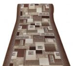 Delta Carpet Traversa Model Print Germes , Maro , Suport Pasla, Latime 150 cm, 820 gr mp (Germes-1510) Covor