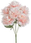 Buchet 7 fire bujori artificiali pentru aranjamente florale (8418)
