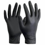 GMT Gumikesztyű nitril púdermentes S 100 db/doboz GMT Super Gloves fekete - iroszer24