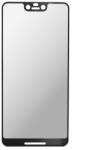 Prio Edzett üveg képernyővédő fólia Google Pixel 3 XL telefonhoz, teljes borító 3D, fekete (10493)
