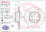 BREMBO Disc frana BREMBO XTRA LINE - Xtra 09. C116.1X (09.C116.1X)