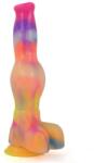 FAAK Dildo Luminous Wild Dog, Fosforescent, Silicon Lichid, 28 cm Dildo