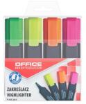 Office Products Textmarker varf lat, 4 culori/set, Office Products (OF-17055214-99) - officeclass