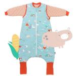 Slumbersac Sac de dormit cu picioruse si maneca lunga detasabila Farmyard 90 cm + manseta 3.5 Tog (CJ972-35FSN)